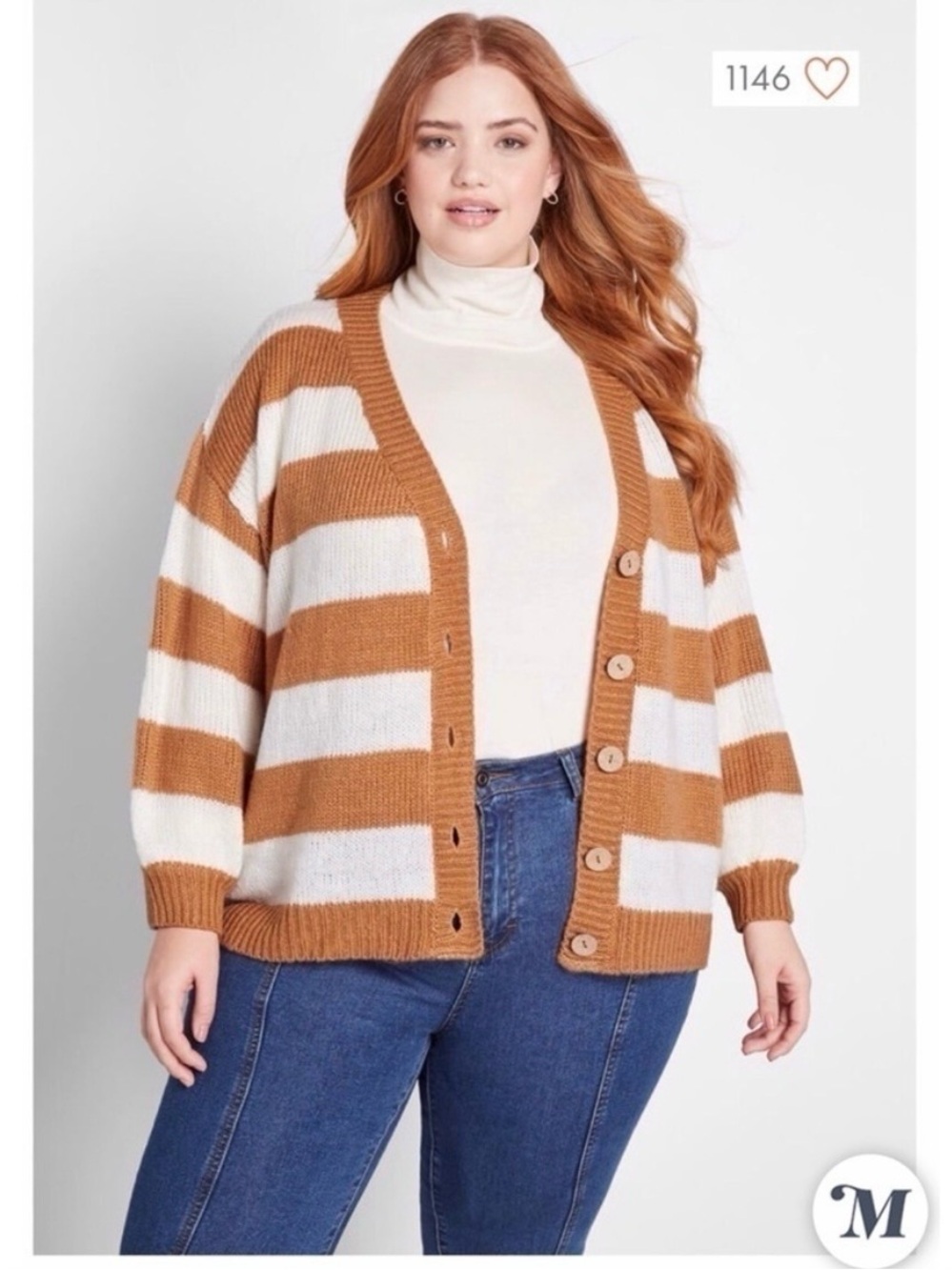 NWT Modcloth Dreamers Striped Commitment Cardigan